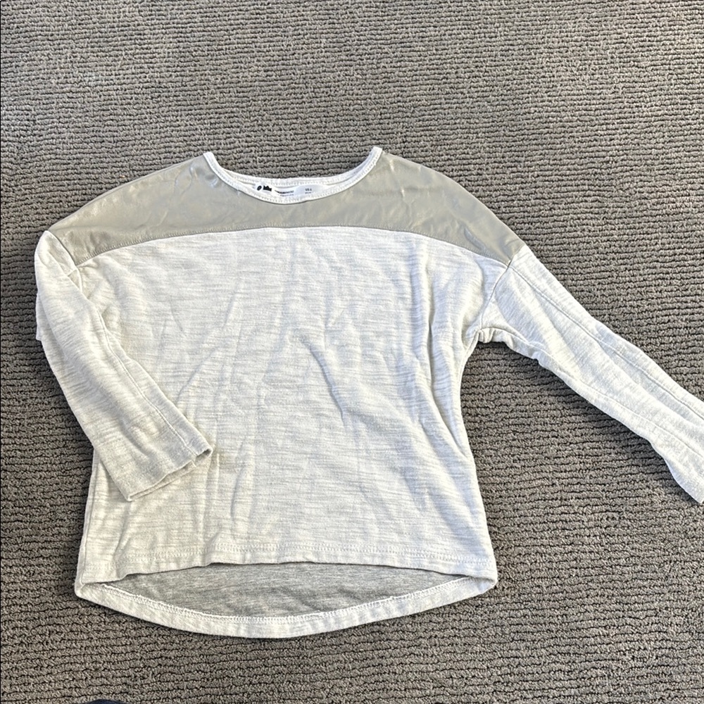 Omamimini Gray Long Sleeve Top